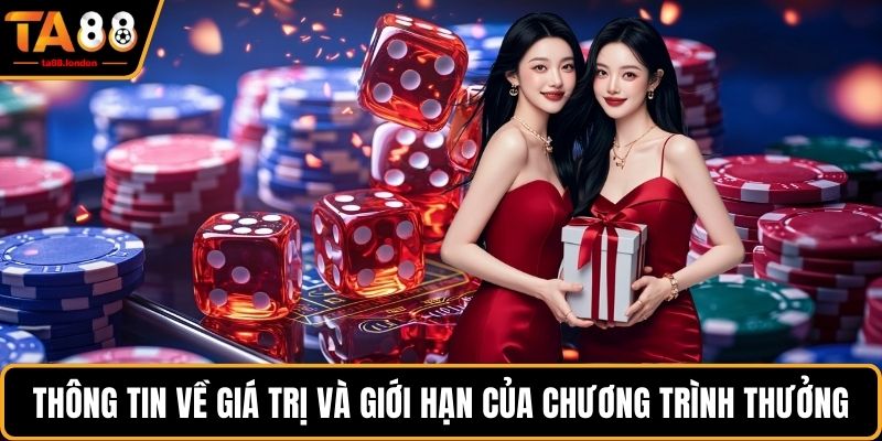 Thông tin về giá trị và giới hạn của chương trình thưởng