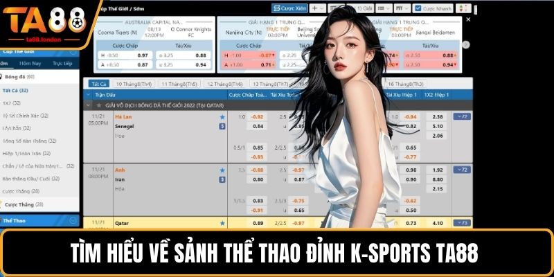Tìm hiểu về sảnh Thể thao đỉnh  K-sports Ta88 